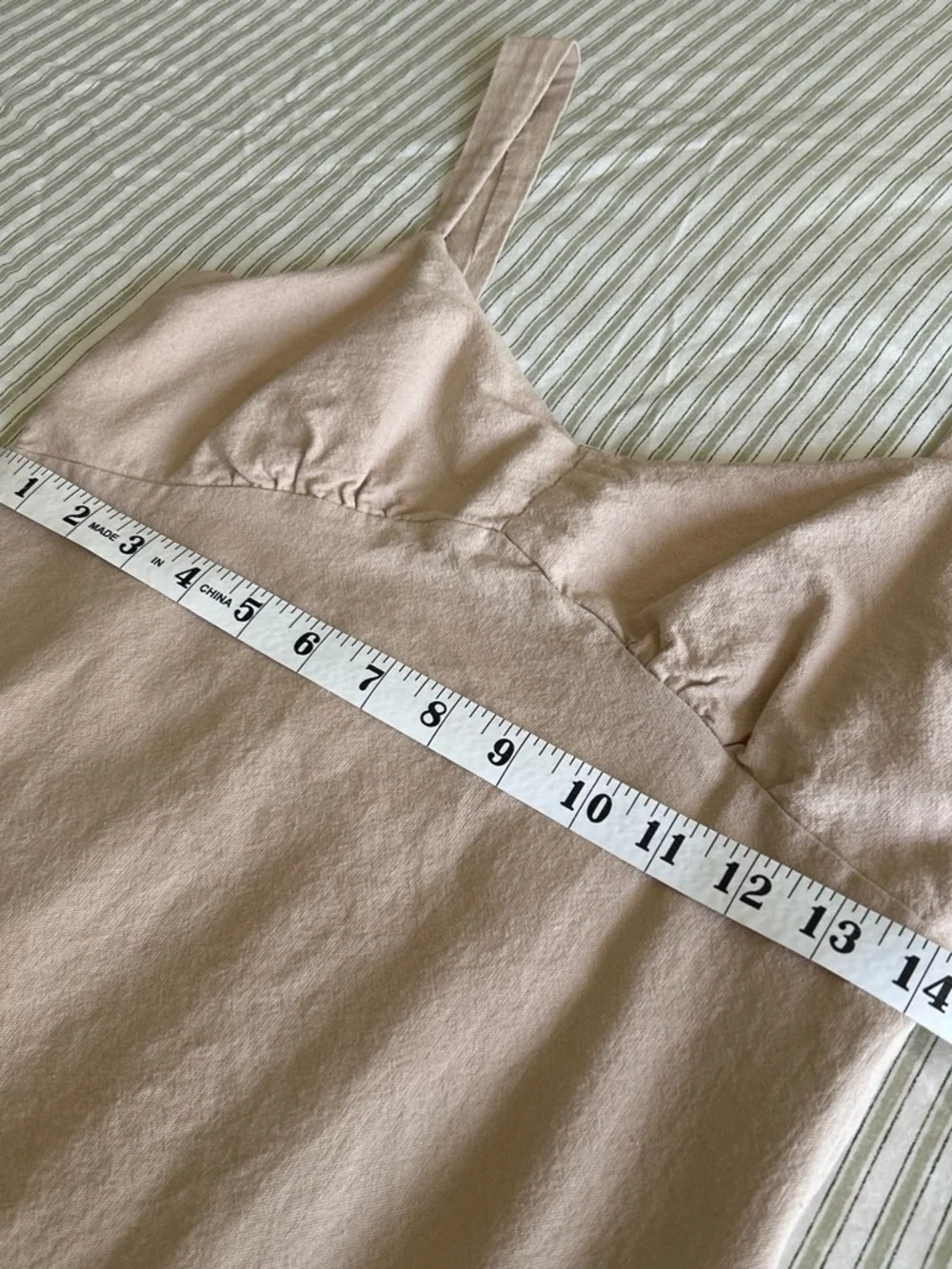 Altar'd State Taupe Fit and Flare Midi Dress with Thigh Slit - Picture 5 of 8